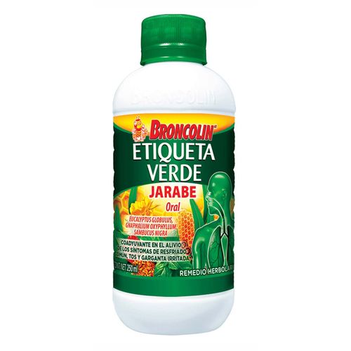 Jarabe Broncolin Etiqueta Verde 250ml