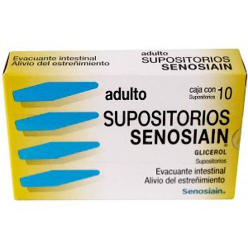Supositorios Senosiain Adulto Caja con 10 Supositorios