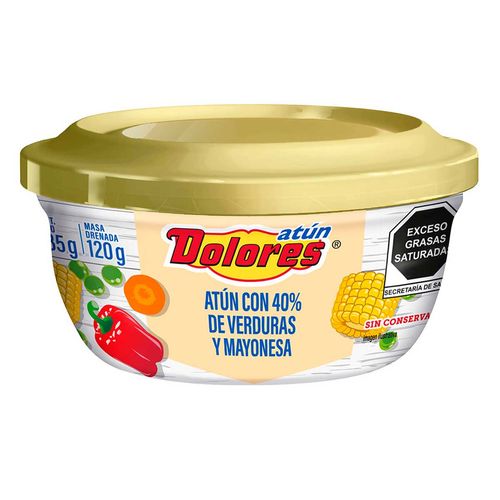 Ensalada de Atún Dolores con Verduras y Mayonesa Cup Can 135g