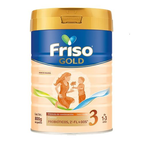 Fórmula de Continuación Friso Gold Etapa 3 Sabor Vainilla 800g
