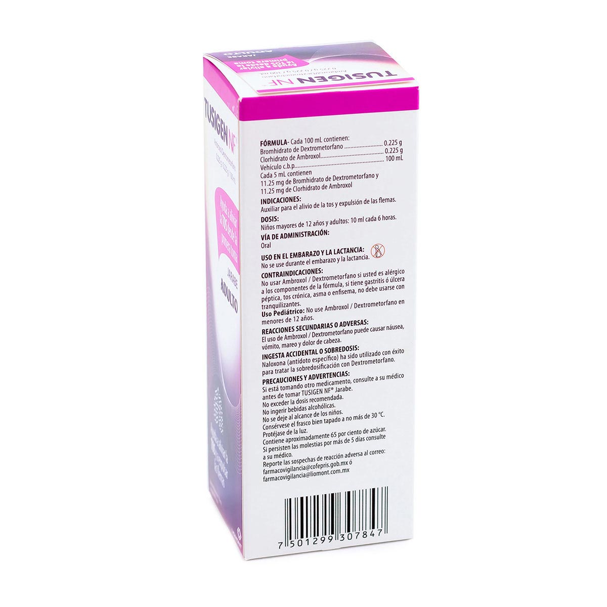 Jarabe Tusigen NF Adulto Frasco de 150ml | Chedraui