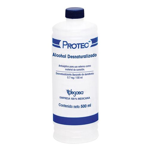 Alcohol Desnaturalizado Protec 500ml