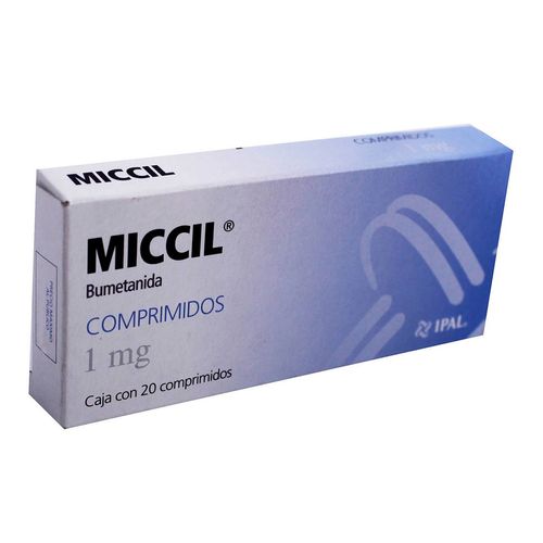 Tabletas Miccil 1mg Caja con 20 Tabletas