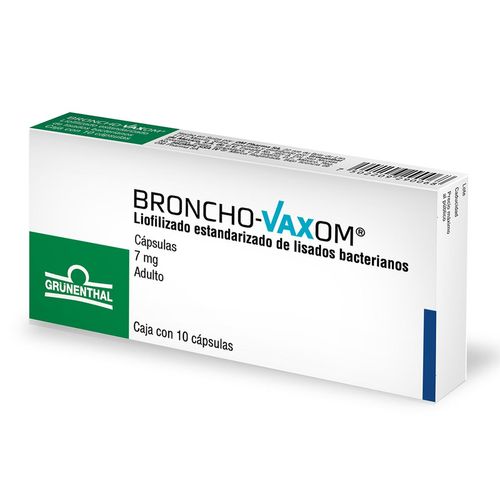 Cápsulas Broncho-Vaxom 7mg Caja con 10 Cápsulas