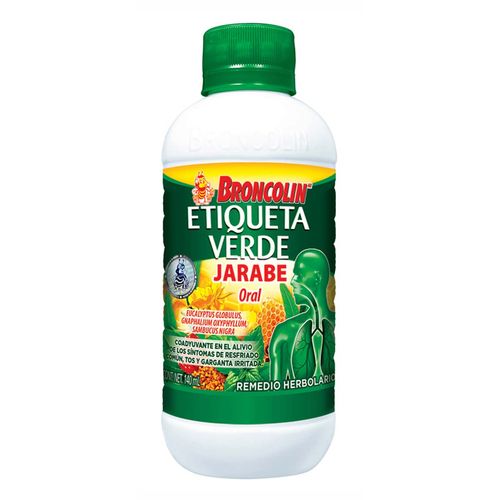 Jarabe Broncolin Etiqueta Verde 140ml