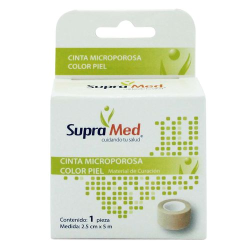 Cinta Microporosa SupraMed Color Piel (2.5cm x 5m)