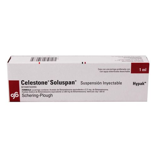 Solución Inyectable Celestone Soluspan Caja con Jeringa Prellenada con 1ml