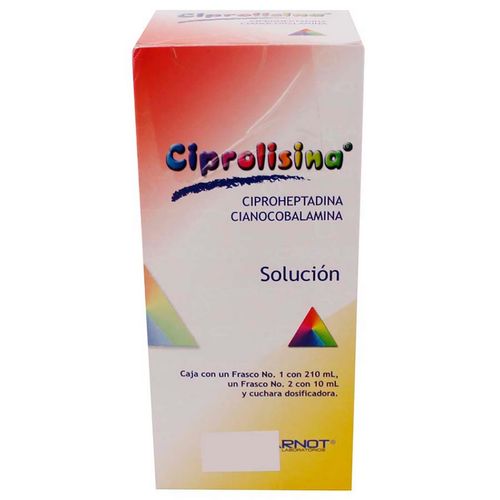 Solución Ciprolisina Caja con 1 Frasco de 210ml y 1 Frasco de 10ml