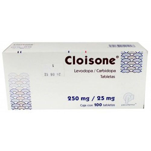 Tabletas Cloisone 250mg/25mg Caja con 100 Tabletas