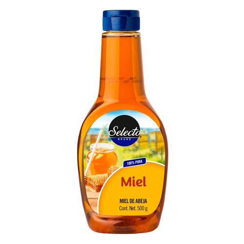 Miel de Abeja Selecto Brand en Botella Squeeze 500g