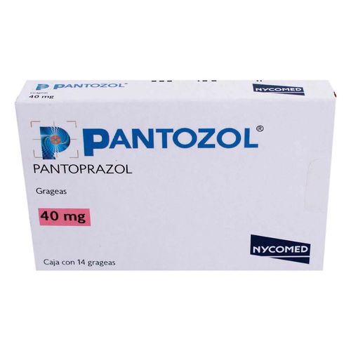 Tabletas Pantozol 40mg Caja con 14 Tabletas