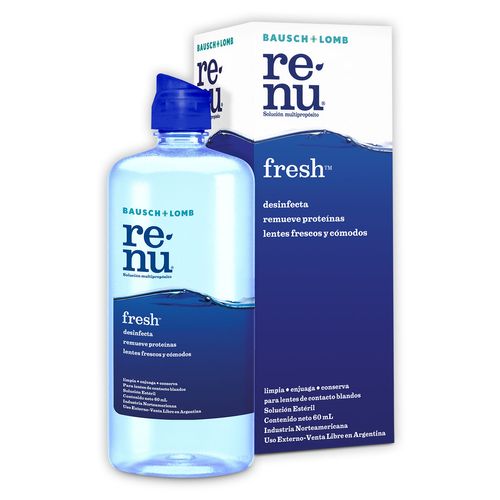 Solución Multipropósito Renu Fresh para Lentes de Contacto Blandos 60ml