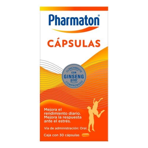 Cápsulas Pharmaton Multivitamínico 40mg Caja de 30 Cápsulas