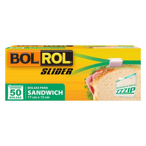 Bolsas para Sándwich Bol Rol 50 Bolsas