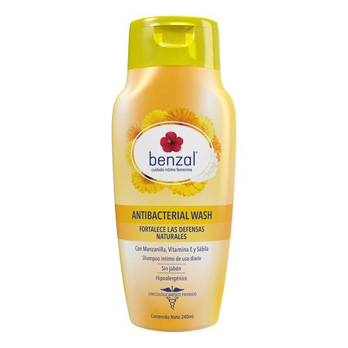 Shampoo Íntimo Benzal Wash Manzanilla 240ml
