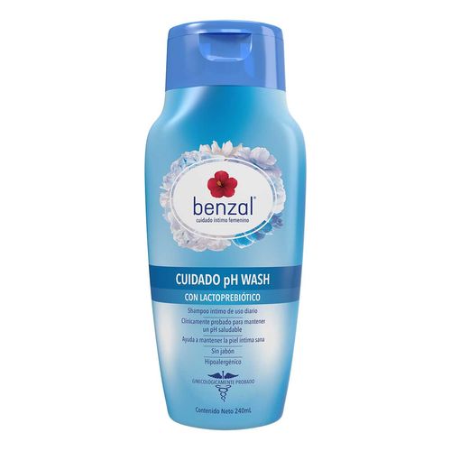 Shampoo Íntimo Benzal Wash Cuidado PH 240ml