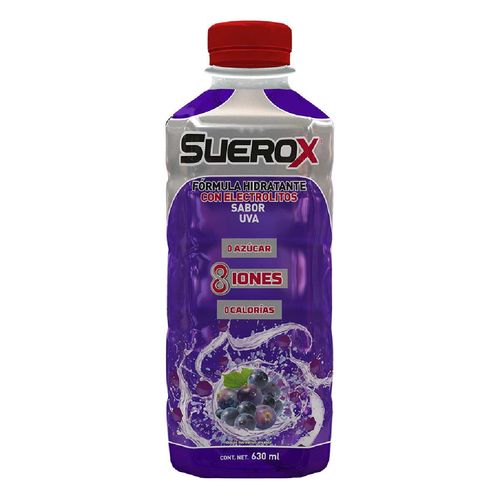Bebida con Electrolitos Suerox Adulto Uva 630ml