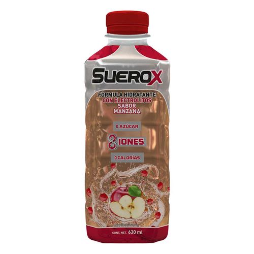 Bebida con Electrolitos Suerox Adulto Manzana 630ml