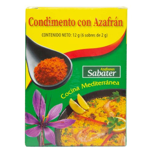 Condimento Escosa Azafrán Cajilla 12g
