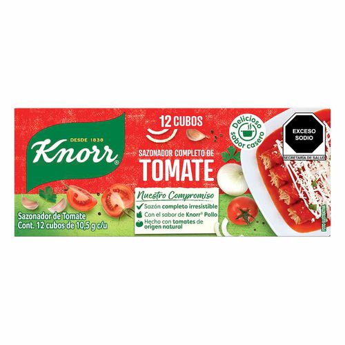 Sazonador Knorr Tomate 12 cubos de 10,5 g