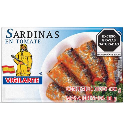 Sardinas Vigilante en Tomate 120g