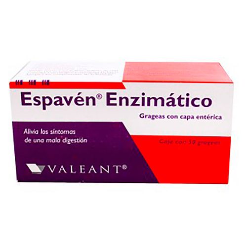 Tabletas Espavén Enzimático Caja con 50 Tabletas