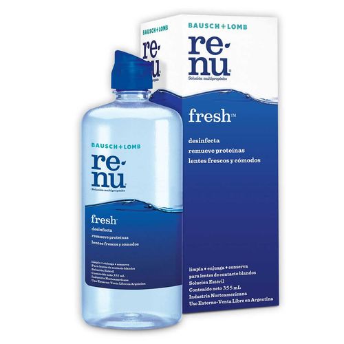 Solución Multipropósito Renu Fresh para Lentes de Contacto Blandos 355ml