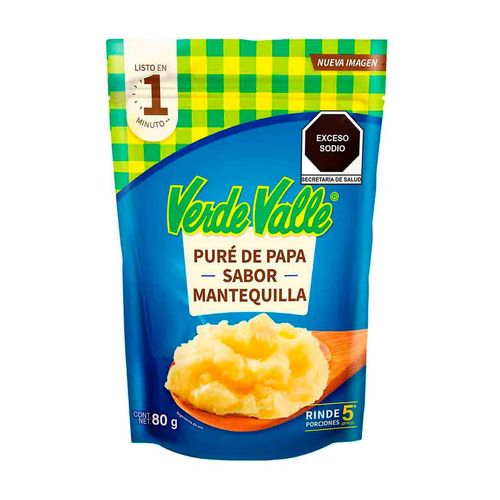 Puré De Papa Verde Valle Mantequilla 80g