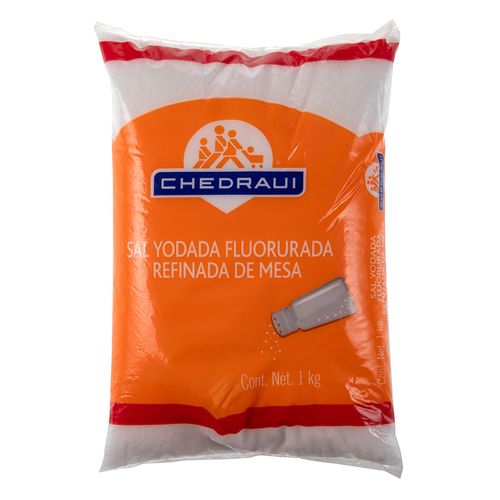 Sal Chedraui Fluorurada Bolsa1Kg
