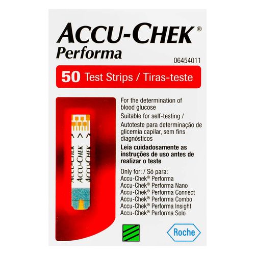 Tiras reactivas Accu Chek Caja con 50 Tiras