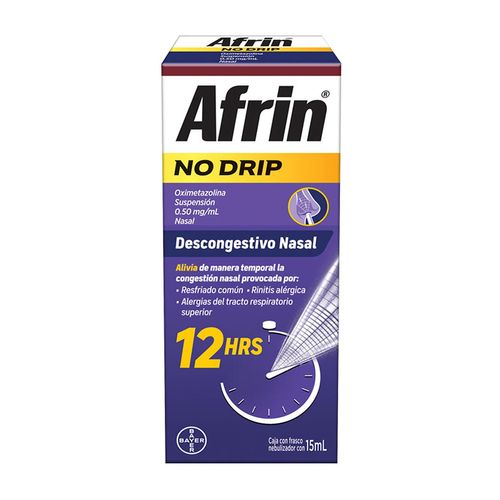 Descongestionante Nasal Afrin No Drip Extra Humectante 15ml