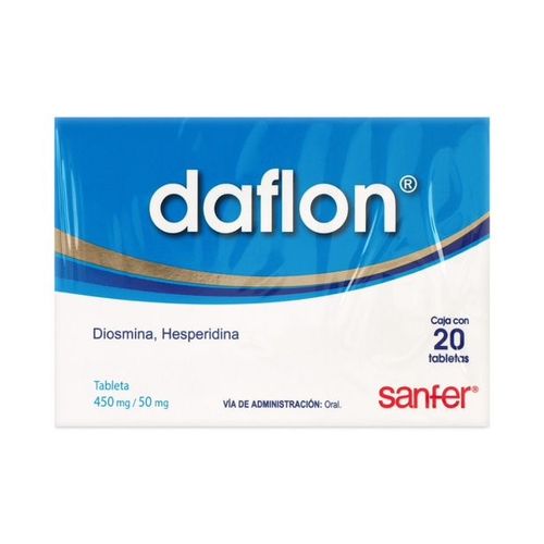 Tabletas Exclus Daflon 500mg 20 Tabletas 3 Pack