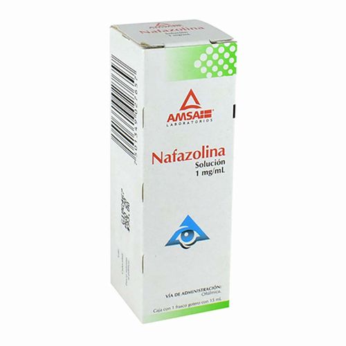 Solución Oftálmica Genérica Nafazolina 1mg Frasco con 15ml
