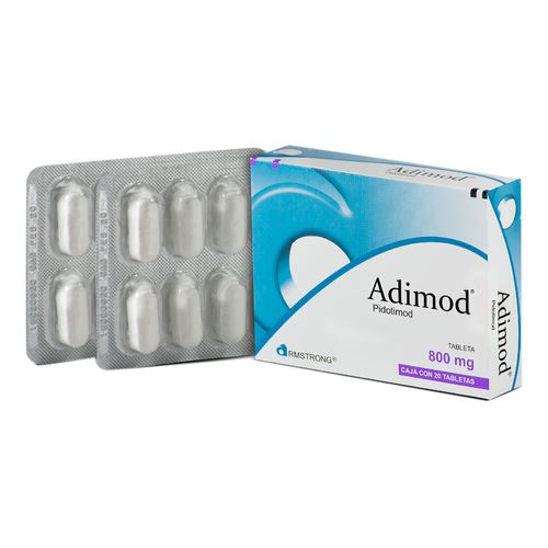 Tabletas Adimod de 800mg con 20 Tabletas