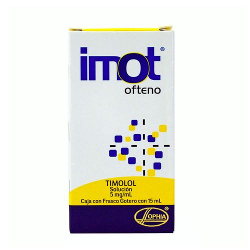 Solución Oftálmica Imot 5mg/ml Frasco Gotero con 15ml