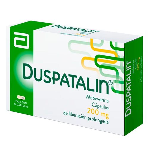 Cápsulas Duspatalin 200mg Liberación Prolongada Caja con 14 Cápsulas
