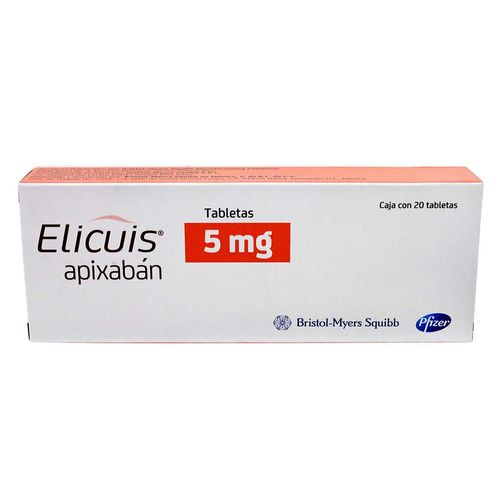 Tabletas Elicuis 5mg Caja con 20 Tabletas