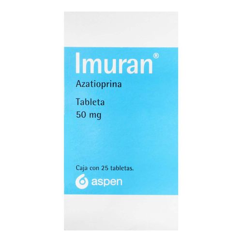 Tabletas Imuran 50mg Caja con 25 Tabletas