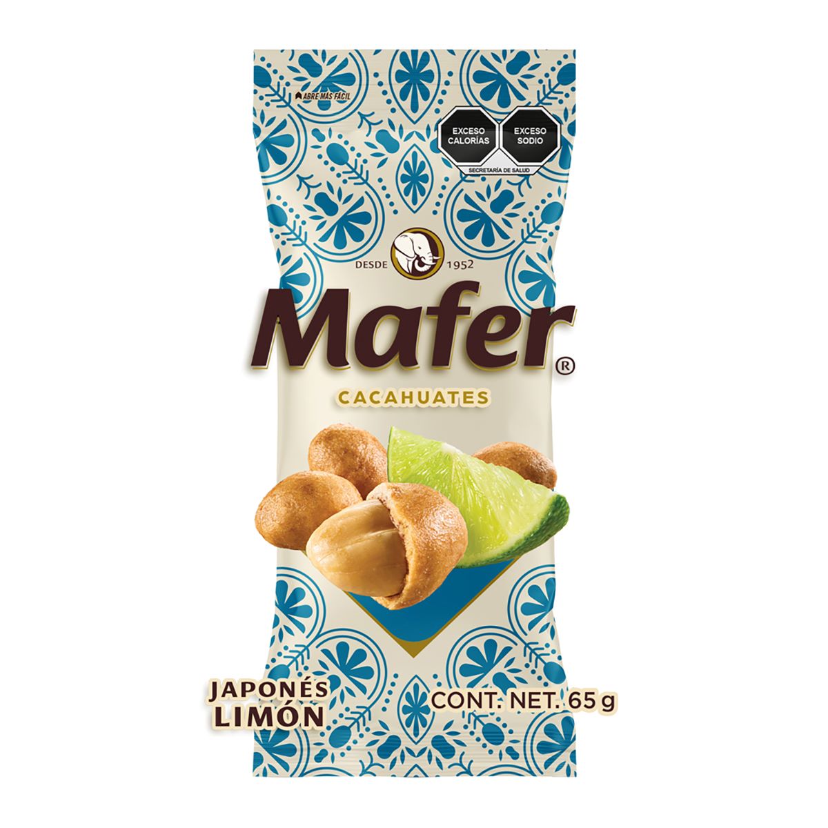 Cacahuate Japonés De Limón Mafer 65g | Chedraui