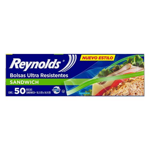 Bolsas para Sándwich Reynolds Resellables 50 Bolsas