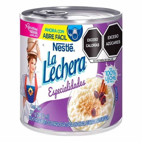 Leche Condensada Nestlé La Lechera Deslactosada 377g
