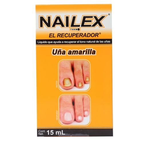 Recuperador Líquidos Nailex que Ayuda a Recuperar el Tono Natural de las Uñas 15ml