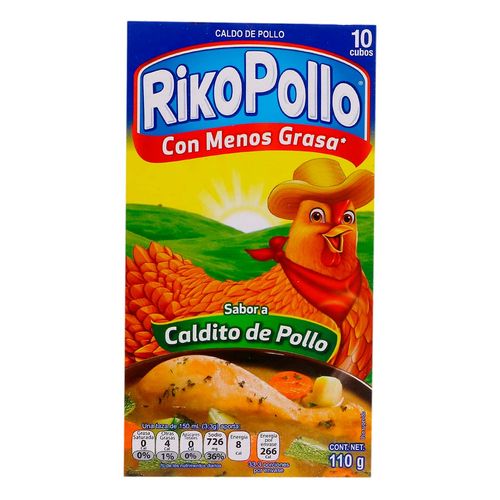 Consomé de Pollo RikoPollo 10 Cubos 110g