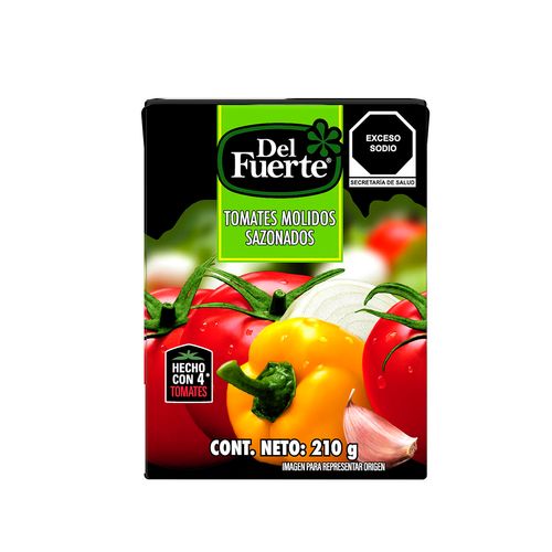 Tomates Molidos Del Fuerte Sazonados 210g
