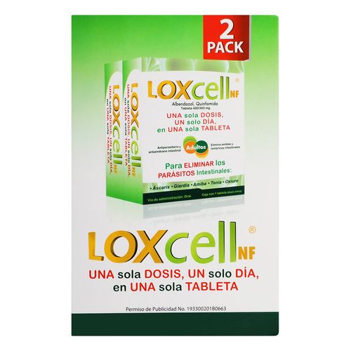 Tableta Loxcell Nf 2Pack de 1 Tableta
