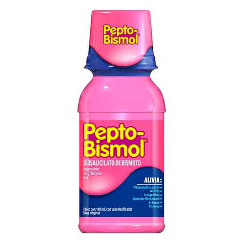 Suspensión Pepto-Bismol Plus Sabor Original 118ml
