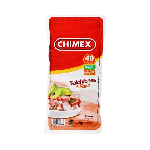 Salchichas de Pavo Chimex Kg
