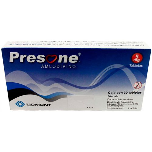 Tabletas Presone 5mg Caja con 30 Tabletas