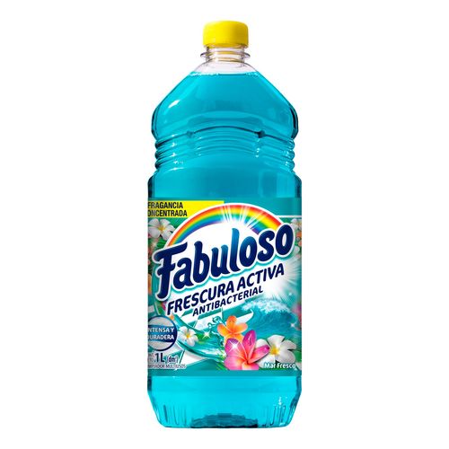 Limpiador Multiusos Líquido Fabuloso Frescura Activa Antibacterial Lavanda 1L