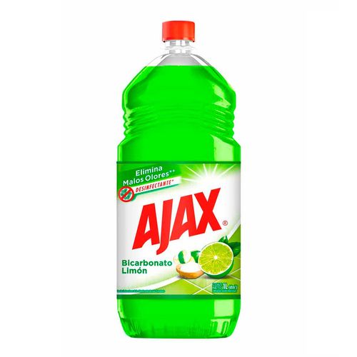 Limpiador Multiusos Líquido Ajax Bicarbonato Limón 1L